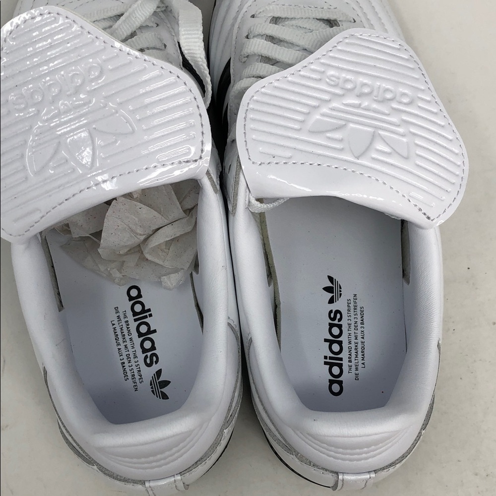 Adidas Samba LT Long Tongue JI2706 Patent Leather White Womens Shoes Size 6.5 - Picture 12 of 13